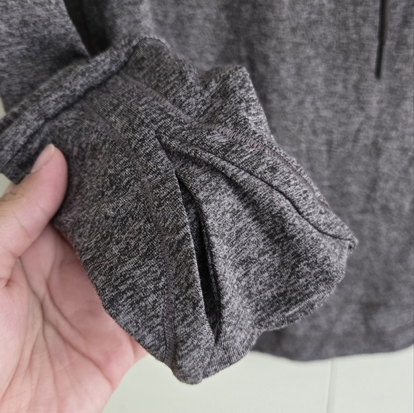 Athleta Gray Hooded Sweatshirt-Size S - Picture 6 of 7
